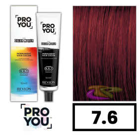 Revlon Proyou - THE COLOR MAKER Tint 7.6 Blond rougeâtre moyen 90 ml