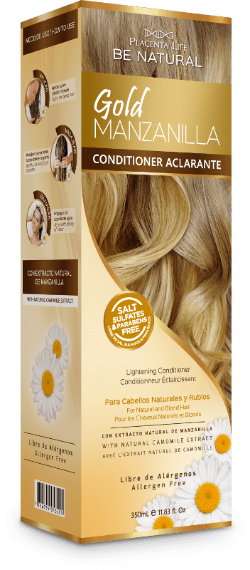 Be Natural - GOLD CHAMOMILE Revitalisant éclaircissant pour cheveux naturels et blonds 350 ml