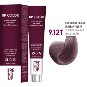 Trend Up - Tinte UP COLOR Tonalizante (matizador de mechas) 9.12T Rubio Muy Claro Ceniza Violeta 100 ml