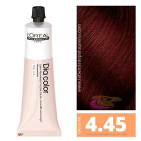 L`Oréal - Coloración DIA COLOR 4.45 Castaño Cobrizo Caoba (sin amoniaco) 60 ml