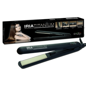 Italian Design - Fer à cheveux IRIA TITANIUM (35w) taille moyenne pour tout type de longueur