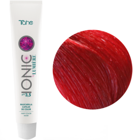Tahe Ionic - Masque de Coloration traitante pour les cheveux  Ton Rouge Feu 100 ml