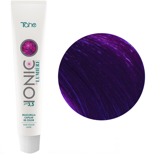 Tahe Ionic - Masque de Coloration traitante pour les cheveux  Ton Violet 100 ml