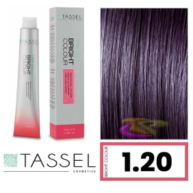 Tassel - Coloration BRIGHT COLOUR avec de l`huile d`Argan et de la Kératine Nº1.20 NOIR MÛRE 100 ml (04339)