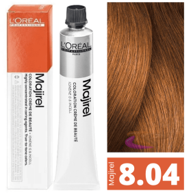 L`Oréal- Coloration MAJIREL 8.04 Blond Clair Naturel Cuivré 50 ml 
