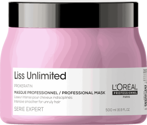 L`Oréal Série Expert- Masque Lissante LISS UNLIMITED cheveux rebelles 500 ml