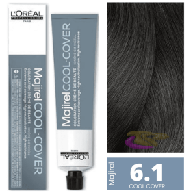 L`Oréal- Coloration MAJIREL COOL COVER 6.1 Blond Foncé Cendre 50 ml