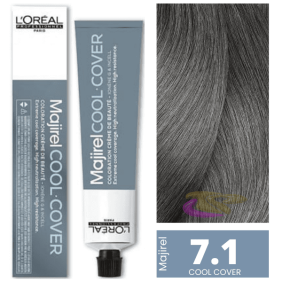 L`Oréal- Coloration MAJIREL COOL COVER 7.1 Blond Cendre 50 ml