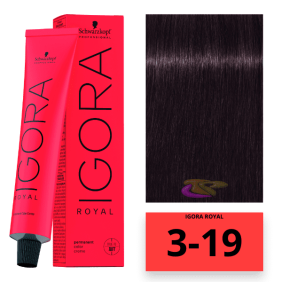 Schwarzkopf - Coloration Igora Royal OPULESCENCE 3/19 Dye Velvet Slate 60 ml 