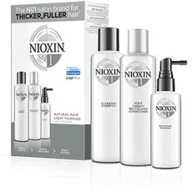 Nioxin - Kit SISTEMA 1 NATUREL perte de densité de cheveux clairs (3 produits)