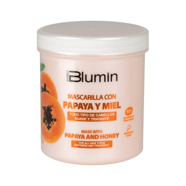 Blumin Urban - Pack Offre Papaye et Miel (shampooing 1000ml + masque 700ml)
