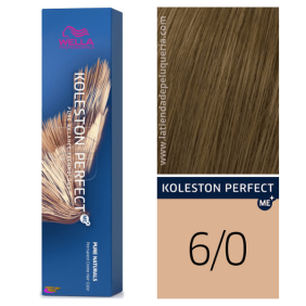 Wella - Koleston Perfect ME + Pure Naturals 6/0 Blond Foncé Intense 60 ml