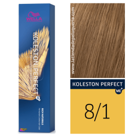 Wella - Koleston Perfect ME + Rich Naturals Dye 8/1 Blond Clair Cendré 60 ml