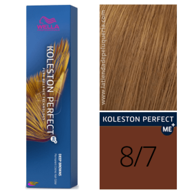 Wella - Koleston Perfect ME + Brun profond Dye 8/7 Blond Clair Marr n 60 ml