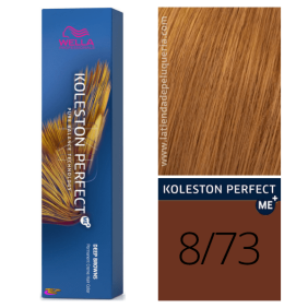 Wella - Koleston Perfect ME + Brun profond Dye 8/73 Blond Clair Marr Doré 60 ml