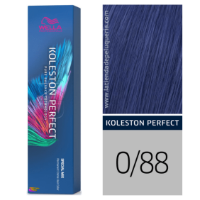 Wella - Koleston Perfect ME + Mélange spécial Teinté 0/88 Intense Blue 60 ml
