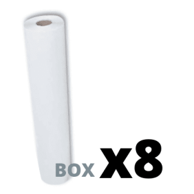 Depilplas - Civière de papier BOX 8 ROLLS NATURELLE prédécoupée (58 mx 58 cm)