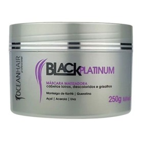 Ocean Hair - Masque matifiant PLATINIUM NOIR 250 g
