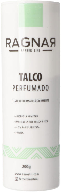 Barber Line - Talc parfumé sans allergènes ni parabens 200 gr (06428)