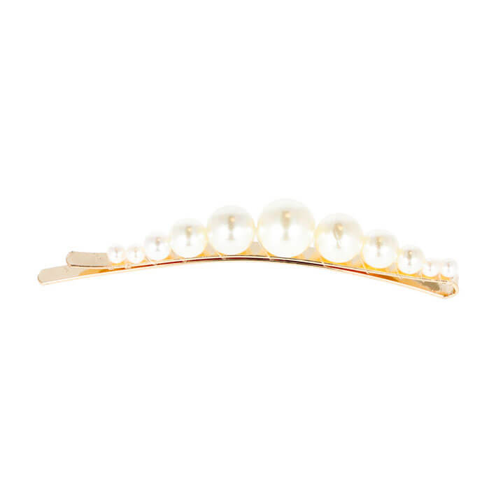 Eurostil - Longue pince en or avec perles assorties 2 unités (06933)