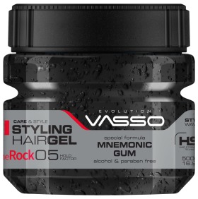 Vasso - SIN Alcool LE ROCK Gel Fixatif 500 ml (06531)