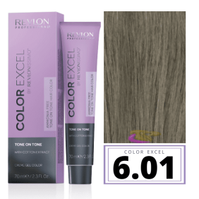 Revlon - Ba ou COLOR EXCEL Sans Ammoniaque 6.01 Blond Foncé Frêne Naturel 70 ml