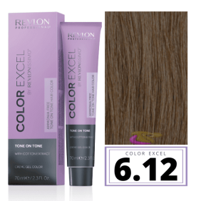 Revlon - Ba ou COLOR EXCEL Sans Ammoniaque 6.12 Blond Perle Foncé 70 ml