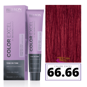 Revlon - Ba ou COLOR EXCEL Sans Ammoniac 66,66 Rouge Violet Intense 70 ml