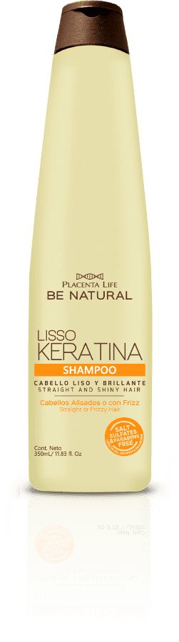 Be Natural - Champ LISSO KERATINA cheveux lissés et crépus 350 ml