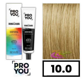 Revlon Proyou - THE COLOR MAKER 10.0 Coloration Cheveux Blond Platine 90 ml