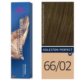 Wella - Koleston Perfect ME + Pure Naturals 66/02 Blond foncé intense teinte naturelle mate 60 ml
