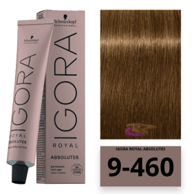 Schwarzkopf - Igora Royal Absolutes 9/460 Blond Très Clair Chocolat Beige 60 ml
