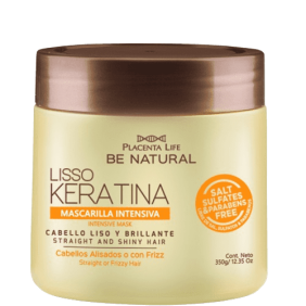 Be Natural - LISSO KERATIN Masque pour cheveux lissés et crépus 350 ml