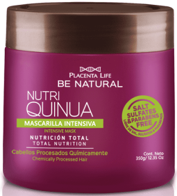 Be Natural - Masque NUTRI QUINUA pour cheveux traités chimiquement 350 ml
