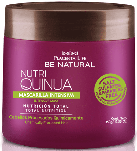 Be Natural - Masque NUTRI QUINUA pour cheveux traités chimiquement 350 ml