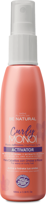 Be Natural - Activateur de boucles CURLY MONOI 100 ml