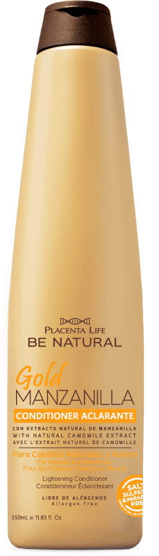 Be Natural - GOLD CHAMOMILE Revitalisant éclaircissant pour cheveux naturels et blonds 350 ml