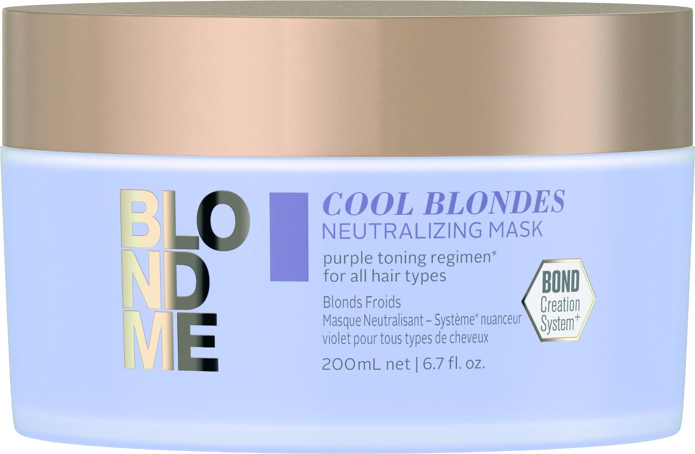 Schwarzkopf Blondme - Masque Neutralisant COLD BLONDE 200 ml