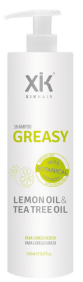 Xik Hair - Champú GREASY anti-grasa (con Lemon Oil y Tea Tree Oil) (Natural - Vegano) 500 ml