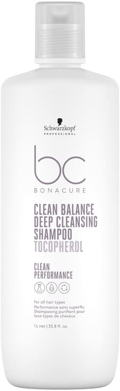 Schwarzkopf Bonacure - Champú Purificante CLEAN BALANCE (Eliminador de Residuos) 1000 ml