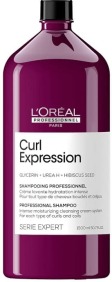 L`Oréal Serie Expert - Champú Crema Limpiadora Intensamente Hidratante CURL EXPRESSION para rizos 1500 ml