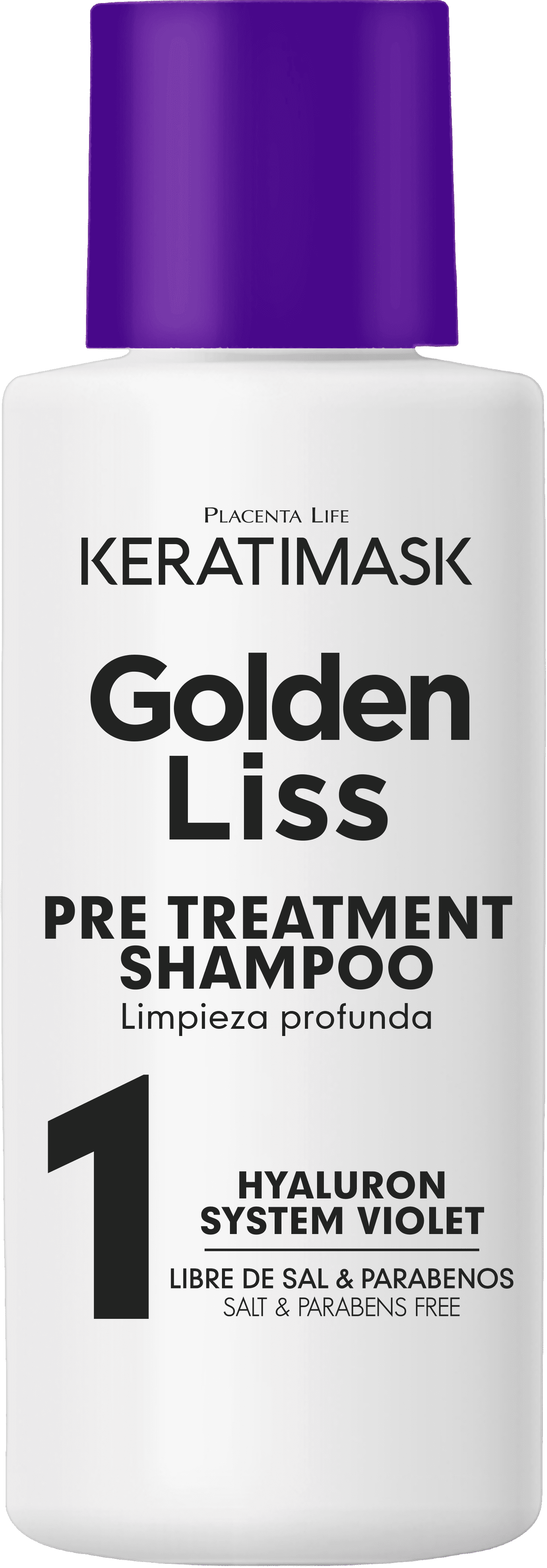 Be Natural - Kit Alisado Brasileño KERATIMASK GOLDEN LISS especial rubios (sin formol) 150 ml