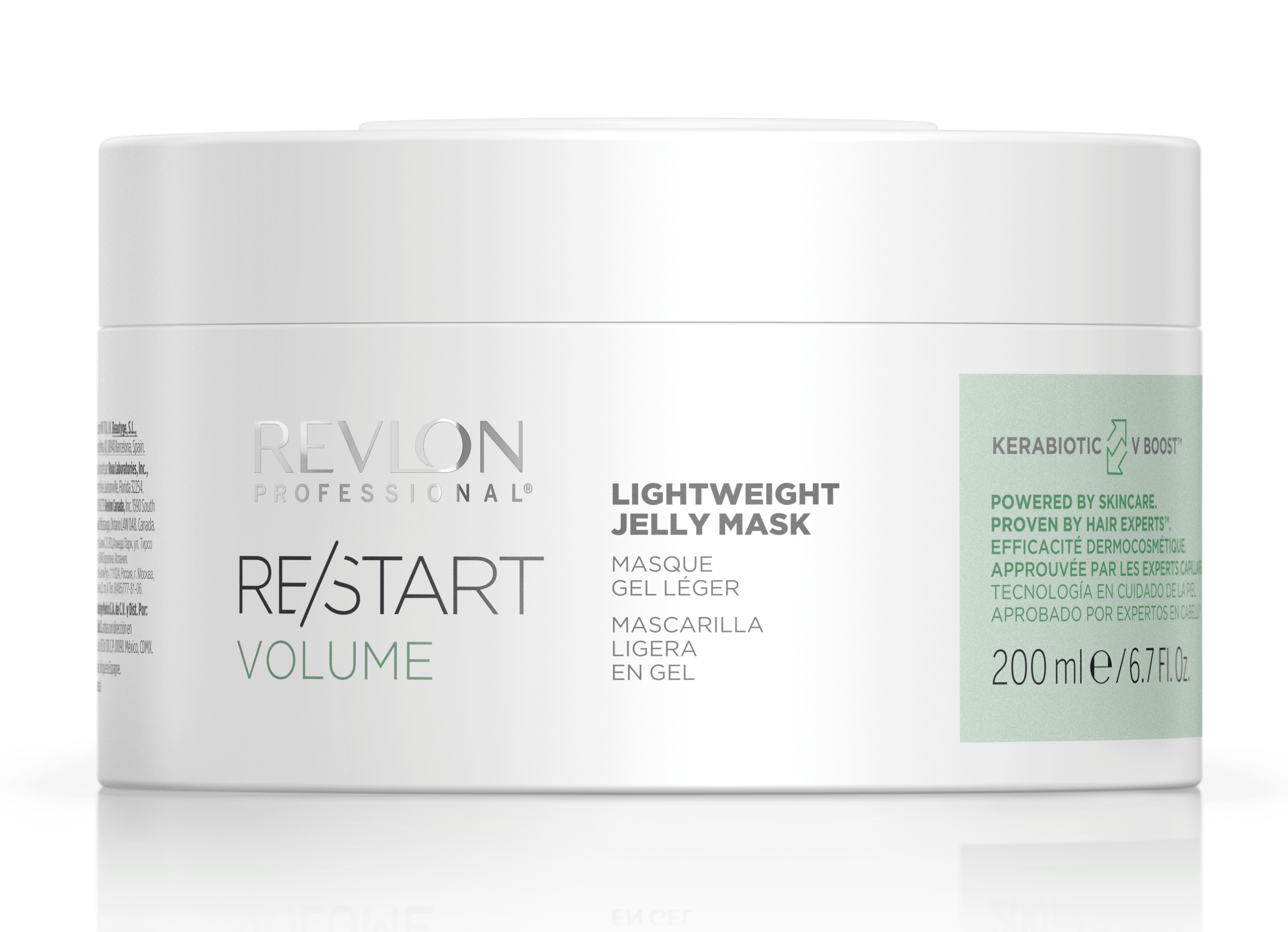 Revlon Restart - Mascarilla Ligera en Gel VOLUME para cabello fino y sin volumen 250 ml