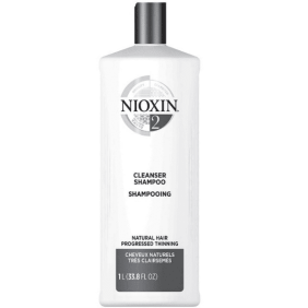 Nioxin - Champú purificador SISTEMA 2 para cabello NATURAL con PÉRDIDA DE DENSIDAD AVANZADA 1000 ml