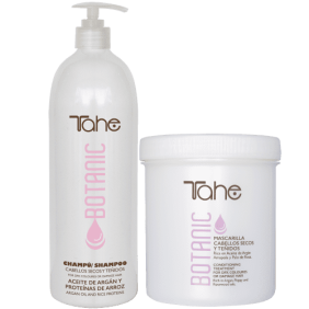 Tahe Botanic - Pack offre shampooing botanic nutritif 1000 ml + masque botanic réparateur 700ml ( FORMAT ÉCONOMIQUE GI...