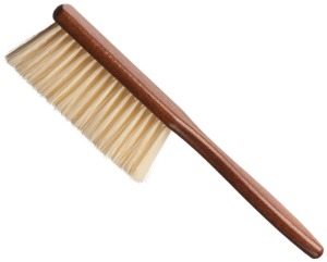 EUROSTIL - Brosse à cou barbier manche en bois (00595)