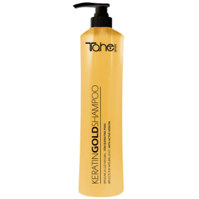 Tahe Botanic - Shampooing Keratin Gold OROLIQUIDO avec de la kératine pour des cheveux très abîmés 800 ml