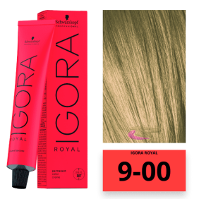 Schwarzkopf - Coloration Igora Royal 9/00 Blond Très Clair Extra 60 ml 