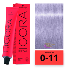 Schwarzkopf - Coloration Igora Royal 0/11 Correcteur Anti-Jaune 60 ml