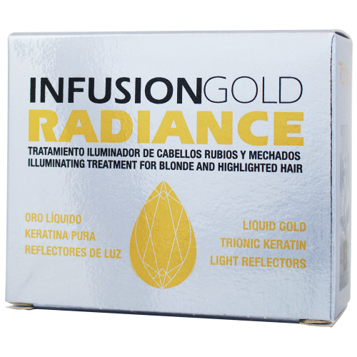 Tahe Botanic - INFUSION GOLD RADIANCE 2 X 10 ML (traitement illuminateur de cheveux blonds et avec des mèches)